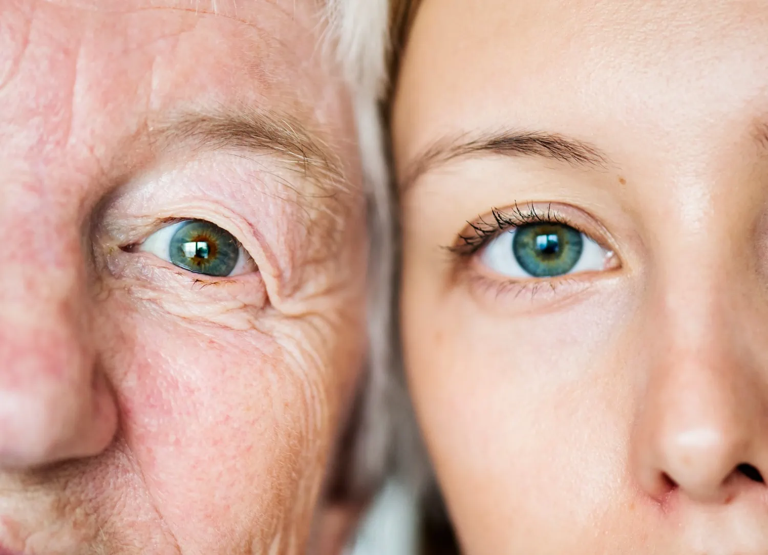 family-generation-green-eyes-genetics-concept