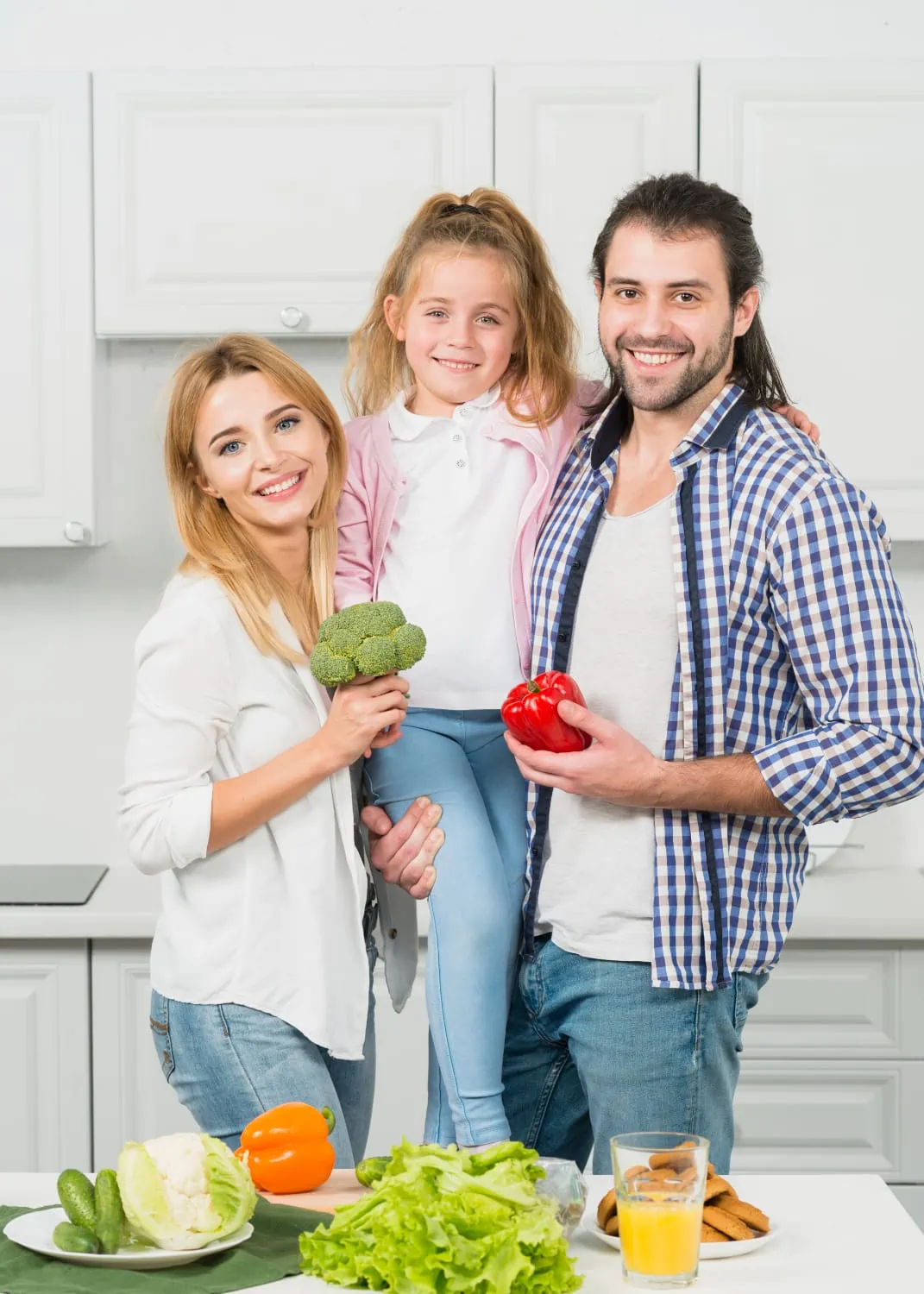 family-with-vegetables