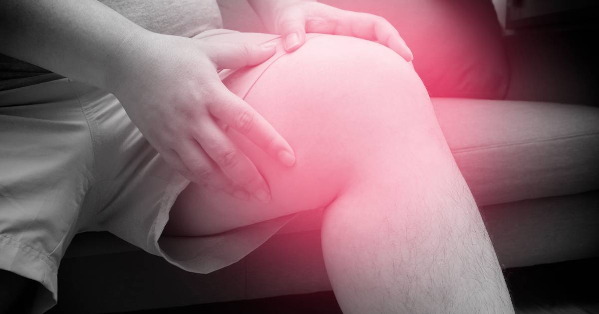 หัวเข่าบวมตึง