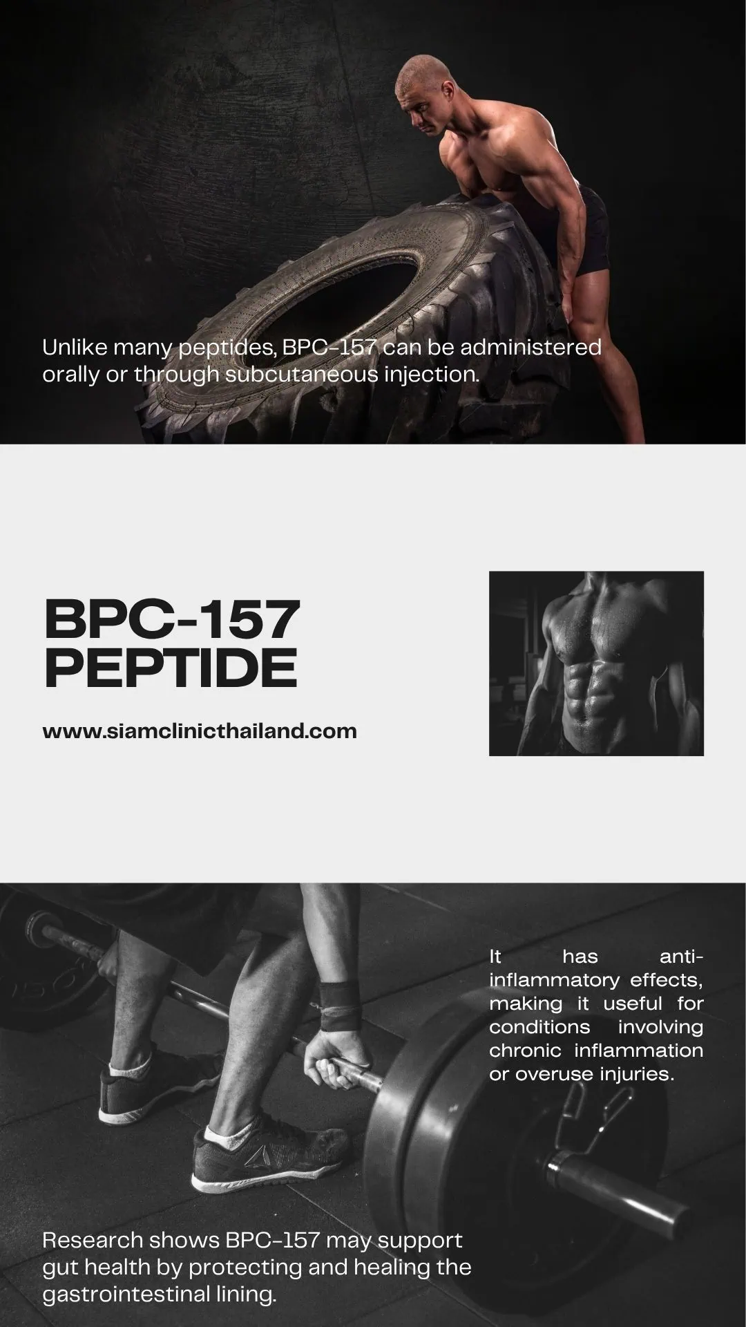 BPC-157 Peptide Therapy at Siam Clinic, ฿6,000/vial