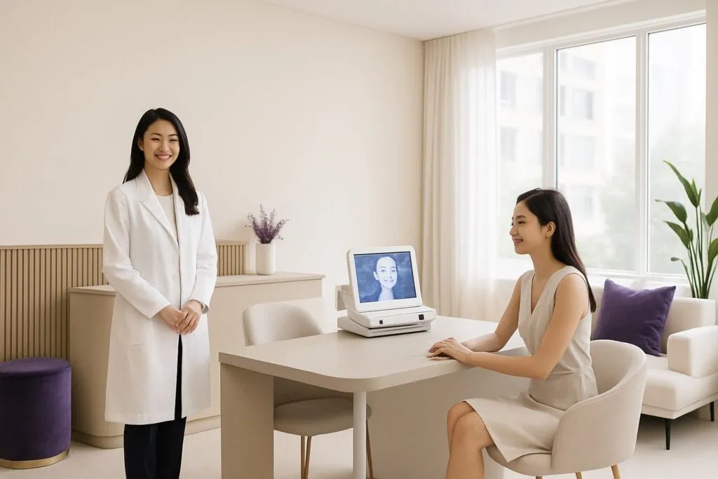 แพทย์อธิบาย HIFU ช่วยอะไร ให้คนไข้ฟังในคลินิกความงามสมัยใหม่